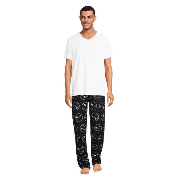 Nightmare Before Christmas, Jack Men's Graphic Sleep Pants, Size 2XL (44-46) - Picture 2 of 5